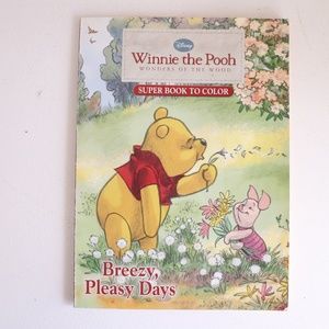 Disney Winnie the Pooh vintage coloring book